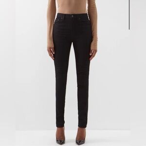 Saint Laurent Black Skinny Jeans d05 w/sk-mw Size 29
